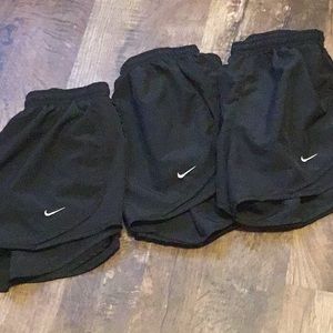 3 prs Nike dri-fit shorts
